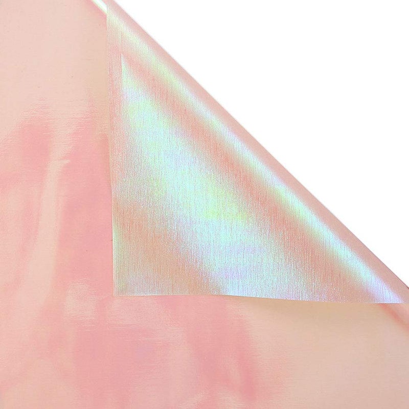 BBJ WRAPS ورق تغليف زهور مزدوج الجوانب متلألئ من BBJ، 20 ورقة (برتقالي) - Image 1